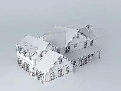 Traditional Family Craftsman Free 3D model