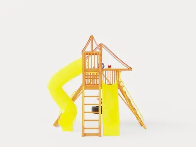 Circus Castle Pkg V Loaded Low-poly 3D model