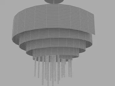 3D Modern Chandelier 2 model