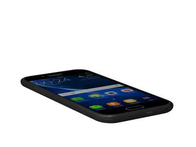 SAMSUNG A3 2017 model with cover 3D model