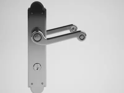 CGAxis Door Handle 3D model