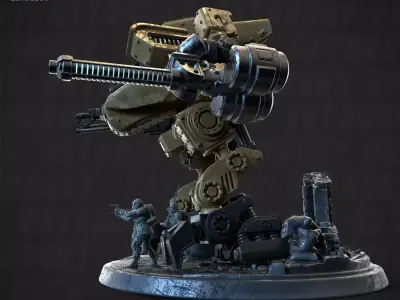 Konfusion 47 Linewrekcer Poseable Set 32mm 3D print model