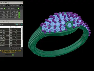 Light Wt Ring - 40 3D print model