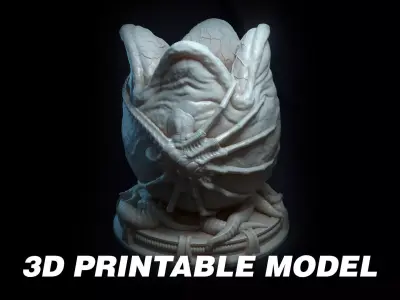 Alien Egg 3D print model
