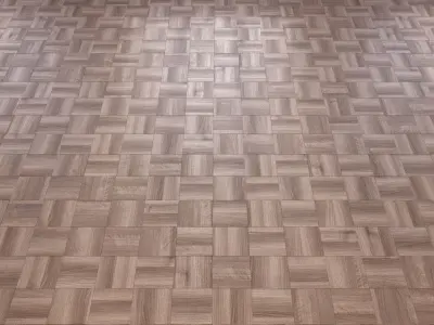 Parquet - Laminate - Wooden floor 2 in 1 Low-poly 3D model 33