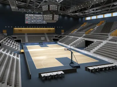 basketball stadium 3D model