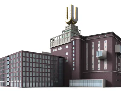 Dortmund U Tower 3D model