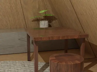 modern house Free 3D model 12