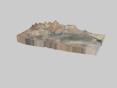 DAMASCUS City Low-poly 3D model