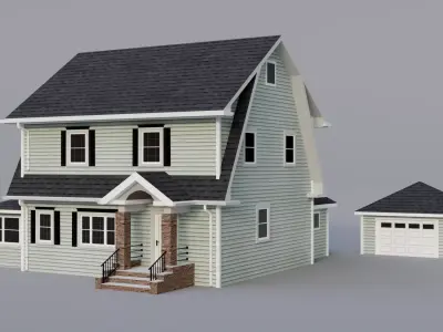Low Poly House 26 Low-poly 3D model