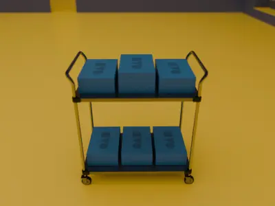 Squid Game Key-Knife Hall Season 3 3D model