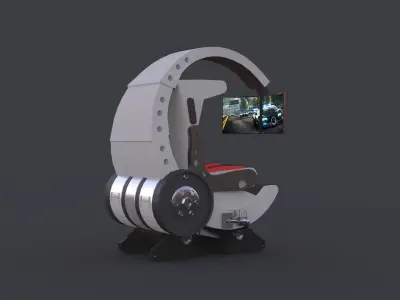 Equipment Egg Cinema Chair Virtuix Omni AR Virtual Reality game 3D model