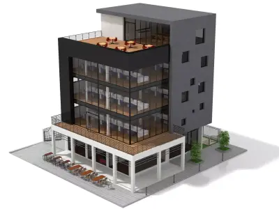 Office Building 3D model