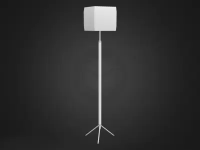 Lamp Stand Low-poly 3D model