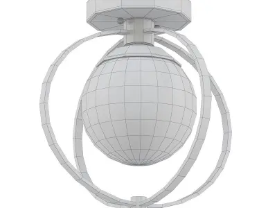 Piltz Satin Brass 15 3D model