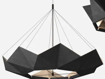 led handmade pendant lamp inmoov studio lieven 3D model