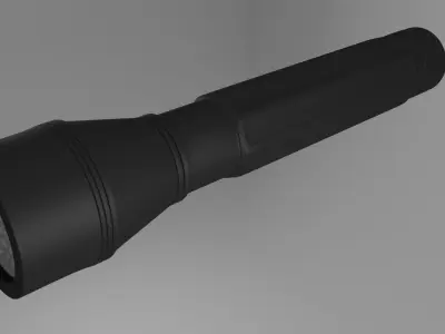 Flashlight telescope 3D model