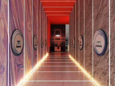 Furniture Exhibition Gallery 3D model