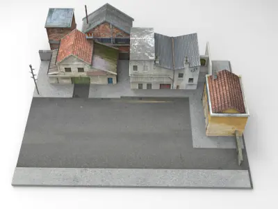 French Village 3D model