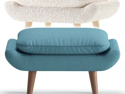 Pouf Vinci 7 Colors Version divan ru 3D model