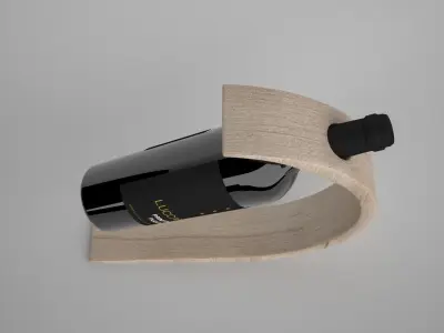 Wine Bottle 1 3D model