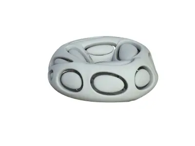 SciFi Cube Object No 66541 Low Poly Shape Low-poly 3D model