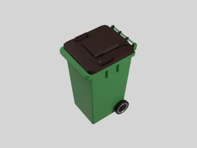 Garbage Bin 3D model