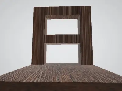 Wooden chair Free low-poly 3D model purchase