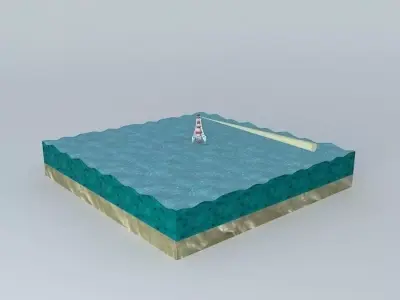 ARGO Light house 3D model