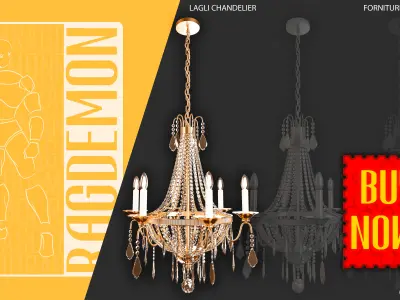 LANGLI CHANDELIER 3D model