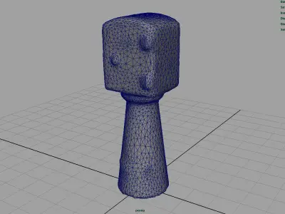 WATER SAMPLING STATION Low-poly 3D model