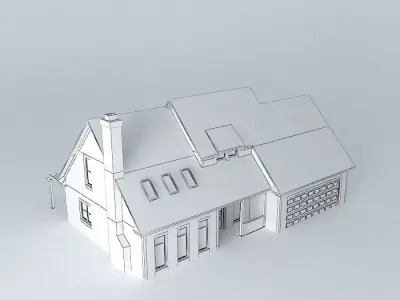 Hybrid House Free 3D model
