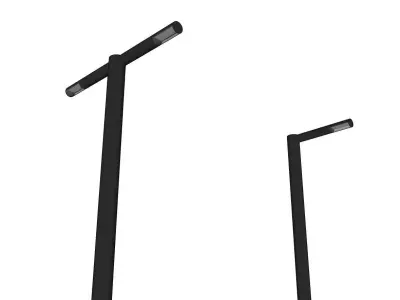 Lamp Post - Light Pole - Light Post - Street Light - Group 13 3D model