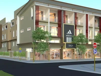 AlstoniaScholaris  Tree 3D model