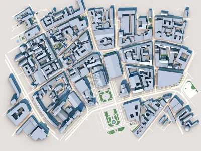 Bolshoi Theatre Moscow Russia 3D model