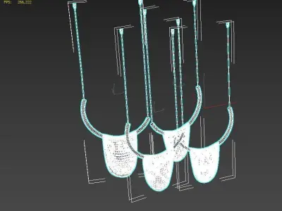 Dali pendant lamp Luca Maria Arosio and Paolo Emanuele Nava 3D model