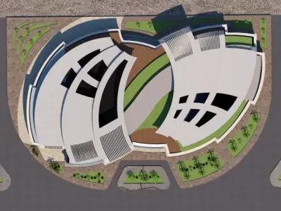 therapeutic center 3D model