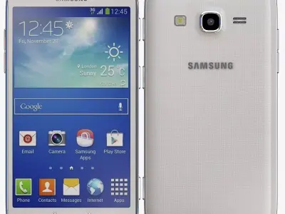 Samsung Galaxy Core Advance Pearl White 3D model