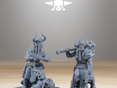 Corrupted Guard Sectarians  3D print model