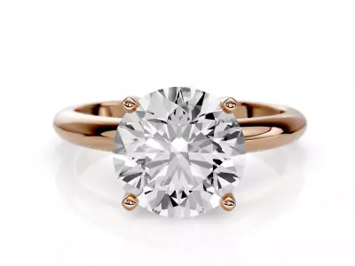 Engagement ring Selina  1-50ct 3D print model