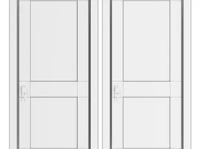 Interior doors 017 3D model