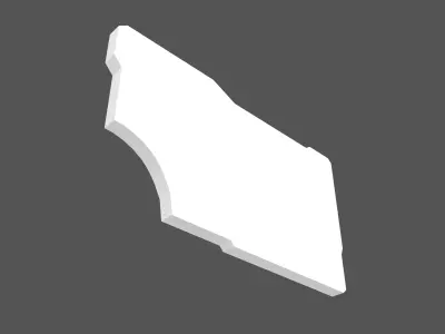 UHD High tech Graphical Interface v9 001 Low-poly 3D model