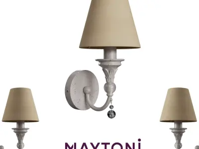 Sconce Torino ARM139-01-W Maytoni Classic Free 3D model