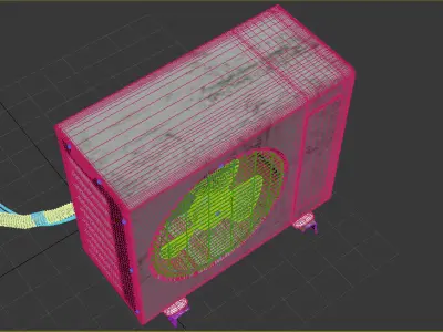 AirConditioning air conditioner - air conditioner 3D model