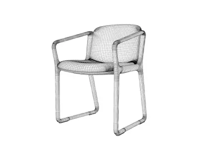 Eight Dining Armchair 3D model