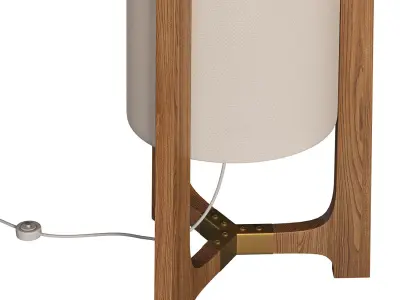 Brass Archer Floor Lamp 3D model