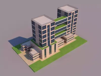 0148 - Modern Building 3D model