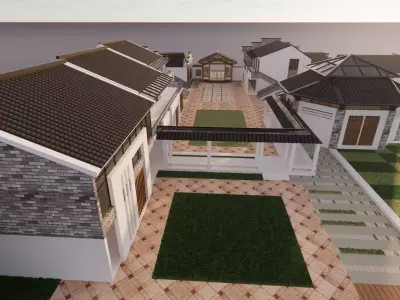Homes and care center -A16 3D model