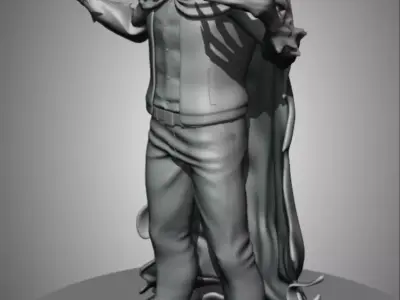 The Hood Marvel comics 3d model figure 3D print model