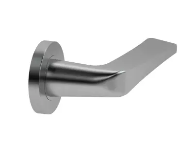 Zoo Hardware Satin Stainless Steel Door Handle 3D model
